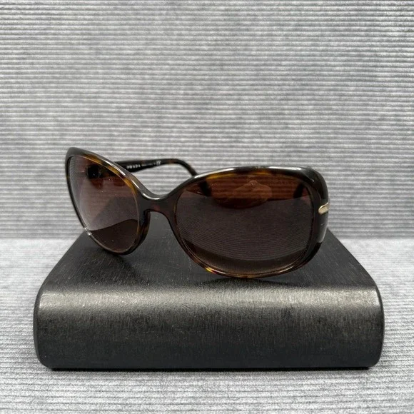 Prada Brown Tortoise Oversized Sunglasses - Picture 2 of 12